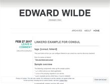 Tablet Screenshot of blogs.edwardwilde.com
